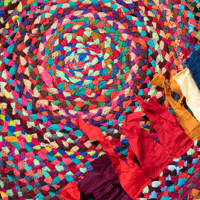 World Menagerie Brookes HandBraided Cotton Red Area Rug & Reviews